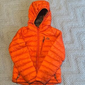L.L. Bean Vibrant Orange Hooded Jacket